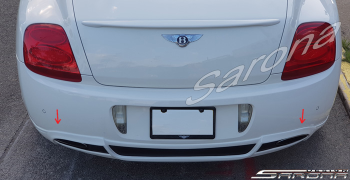 Custom Bentley GTC  Convertible Rear Lip/Diffuser (2003 - 2011) - $590.00 (Part #BT-007-RA)